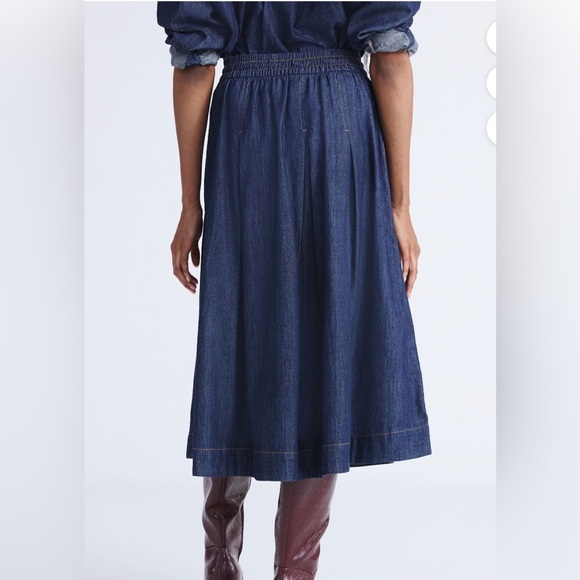 Free Assembly Midi Denim Skirt - Picture 3 of 7